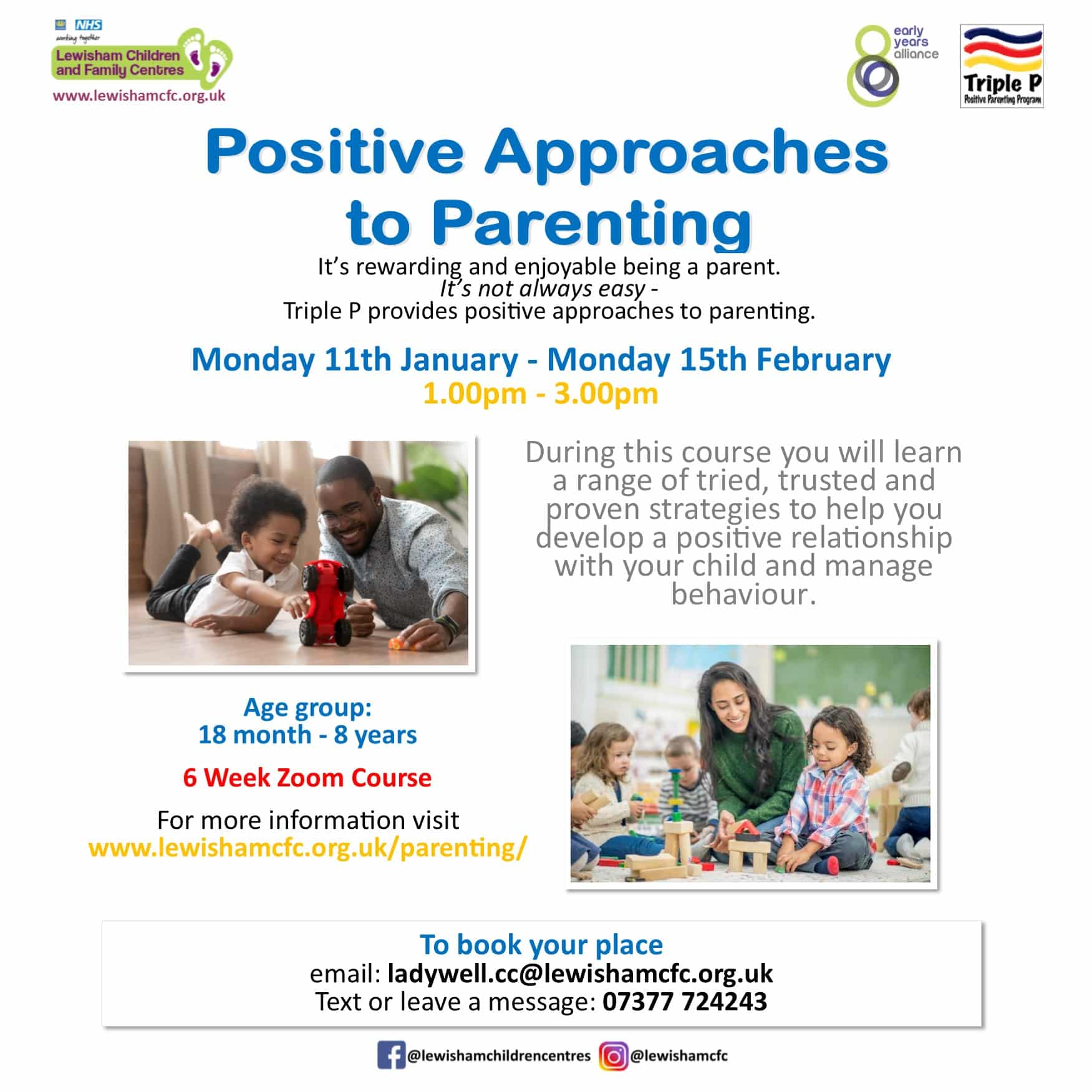 Our Parenting Courses Lewisham Children & Family Centre