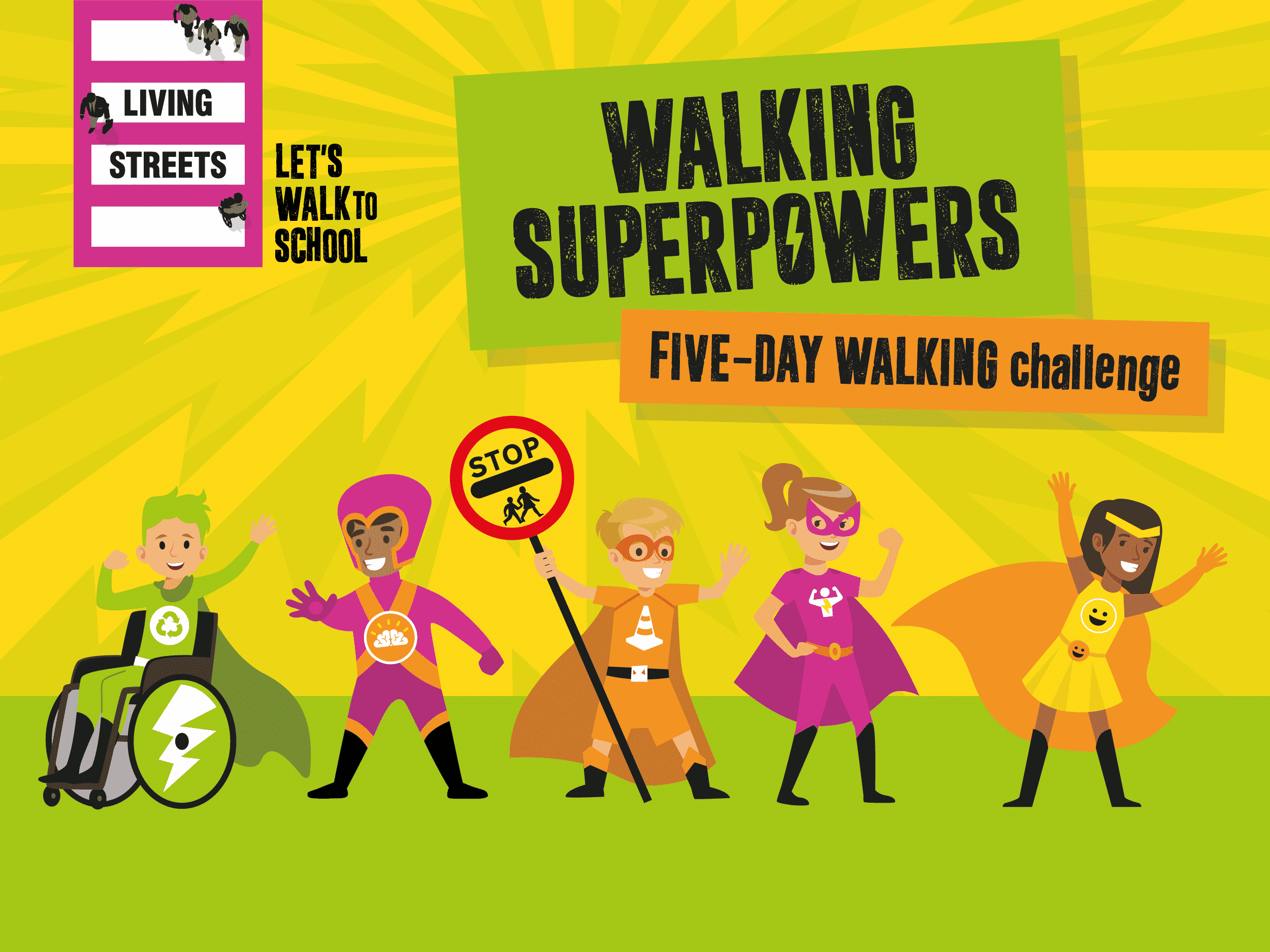 Discover your Superpower: Walking & Wheeling to School – CycleWR