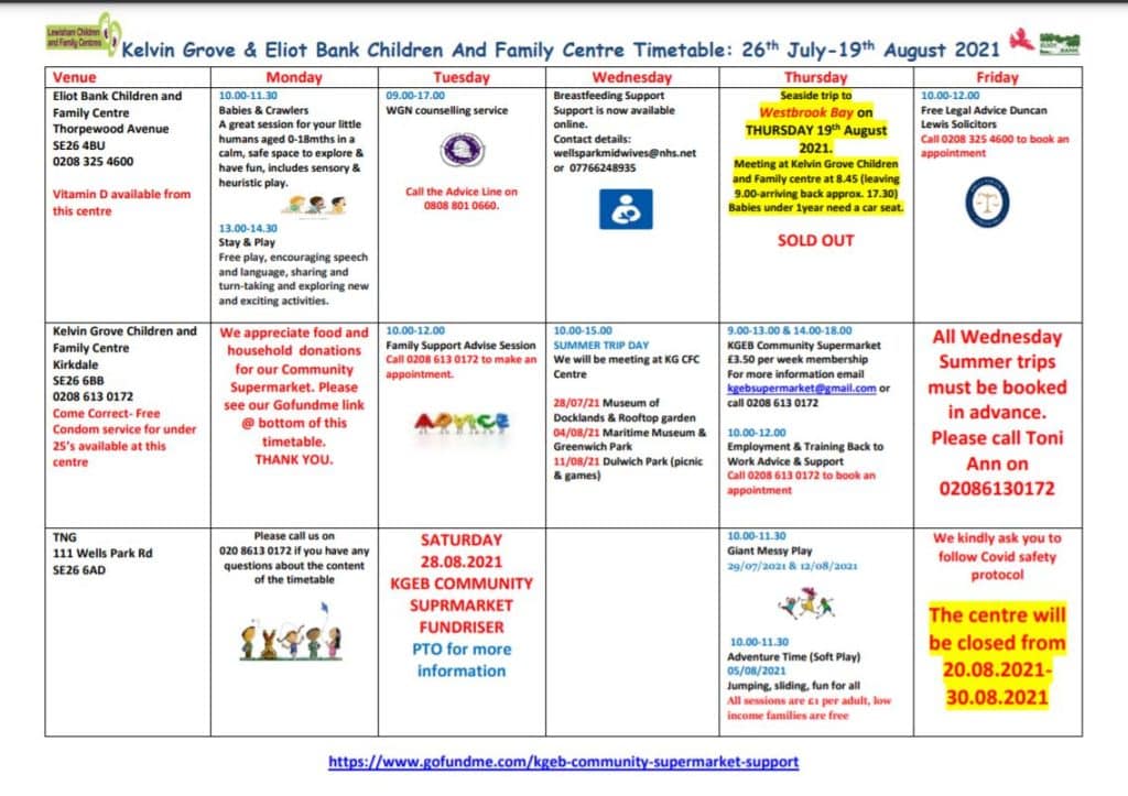 More Summer Fun in Children Centres - Lewisham Children & Family Centre